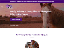 Tablet Screenshot of lovingthunder.com